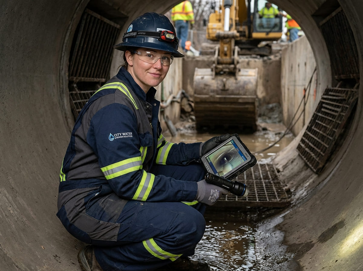 Sewer Line Inspection & Replacement in Somerville